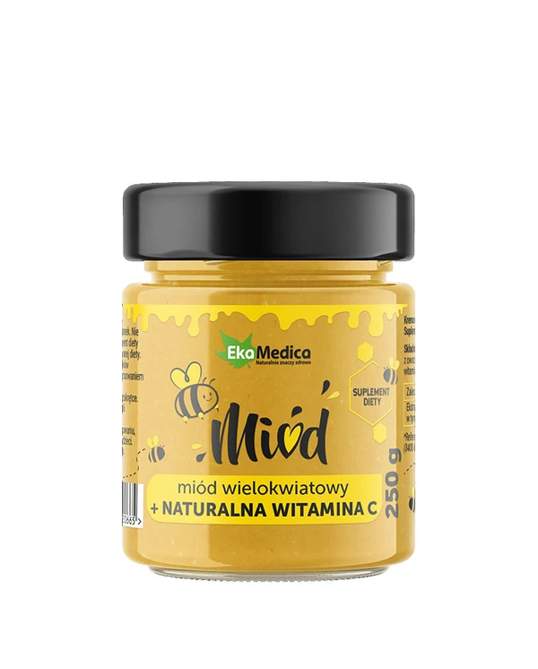 Miód wielokwiatowy z witaminą C
