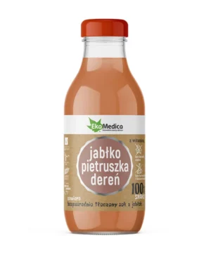 Sok jabłko pietruszka dereń