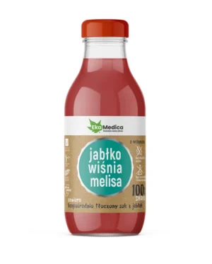 100% smaku jabłko wiśnia melisa