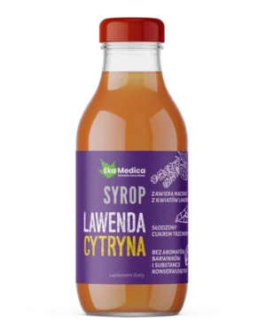 Syrop lawenda z cytryną
