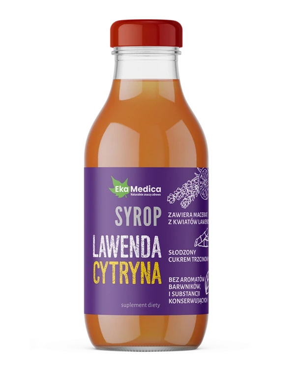 Syrop lawenda z cytryną