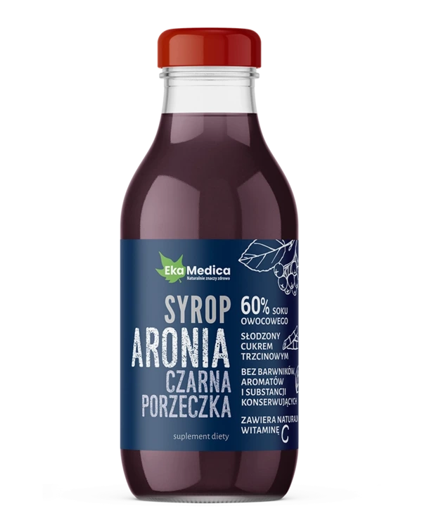Syrop Aronia Czarna Porzeczka