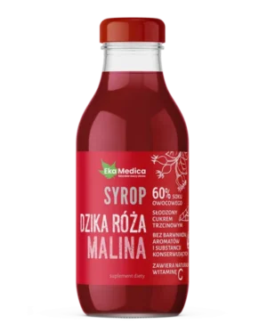 Syrop dzika róża malina
