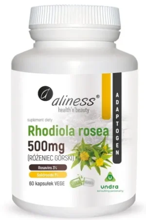 Rhodiola rosea różeniec górski 500mg 60 kaps