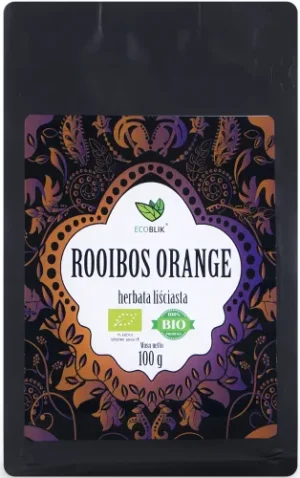 Herbata ekologiczna liściasta ROOIBOS ORANGE