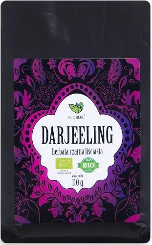 Herbata ekologiczna czarna liściasta DARJEELING