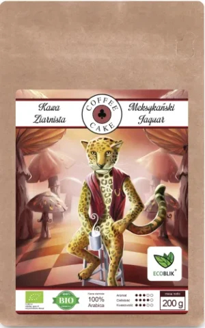 Kawa ziarnista ekologiczna MEKSYKAŃSKI JAGUAR