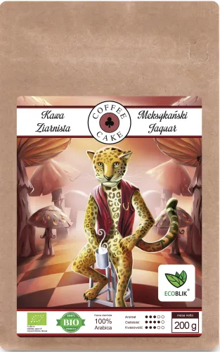Kawa ziarnista ekologiczna MEKSYKAŃSKI JAGUAR