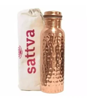 Sattva butelka miedziana na wodę młotkowany 950 ml