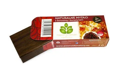 Naturalne mydło z borowiną i bursztynem
