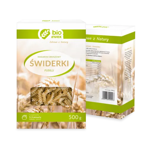 Makaron Orkiszowy Świderki