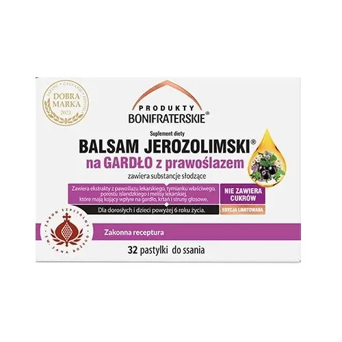 Balsam na gardło z prawoślazem
