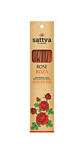Sattva kadzidełka naturalne różane