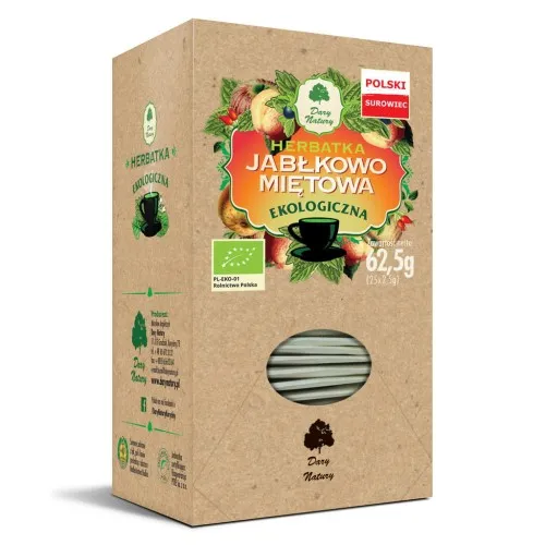 Herbatka jabłkowo-miętowa EKO