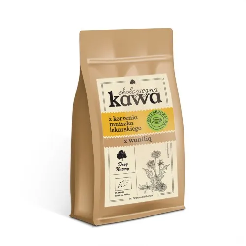 Kawa z korzenia mniszka lekarskiego z wanilią