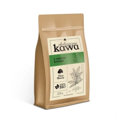 Kawa z nasion konopi EKO