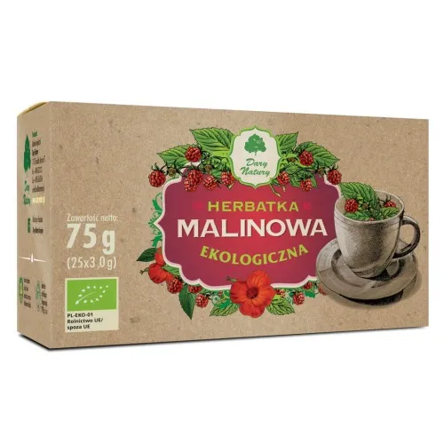 Herbatka malinowa EKO