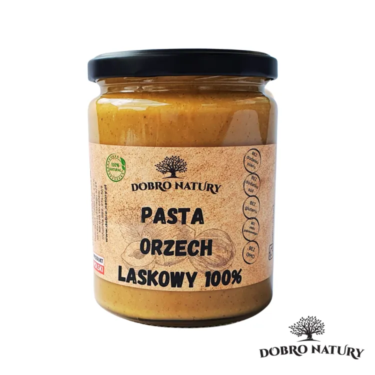 Pasta z orzechów laskowych