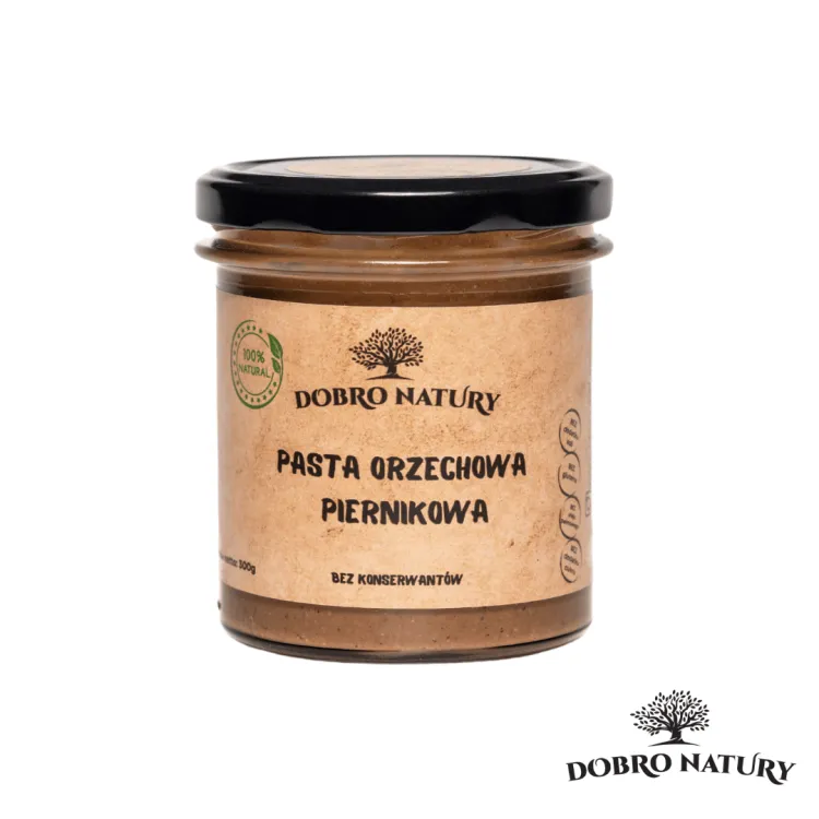 Pasta z orzechów ziemnych piernikowa