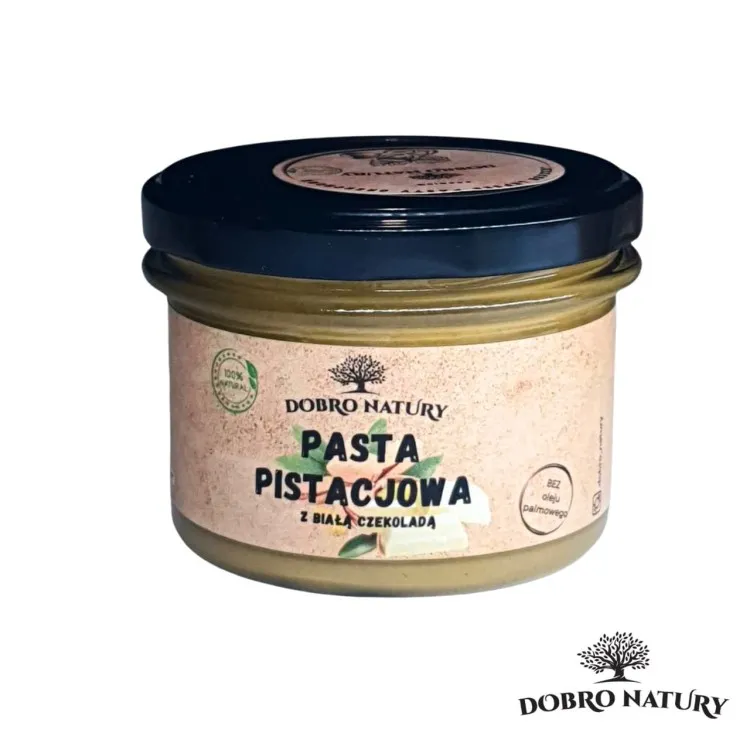 Pasta pistacjowa z białą czekoladą