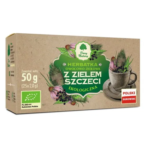 Herbatka z zielem szczeci