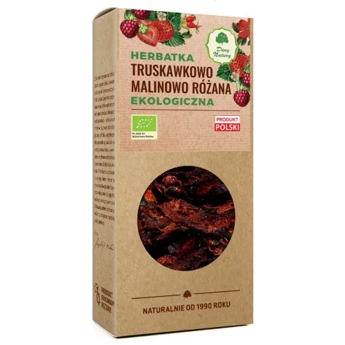 Herbatka Truskawkowo Malinowo Różana EKO