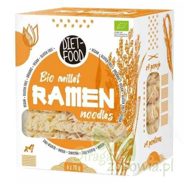 Makaron jaglany Ramen 100% bezglutenowy BIO