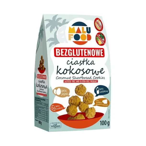Ciastka kokosowe Bezglutenowe bez cukru