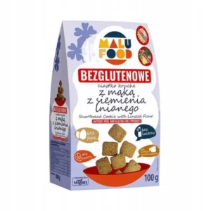 Ciastka bezglutenowe z mąka z siemienia lnianego