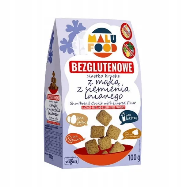 Ciastka bezglutenowe z mąka z siemienia lnianego