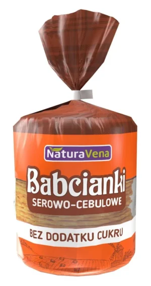BABCIANKI SEROWO-CEBULOWE BEZ DODATKU CUKRÓW