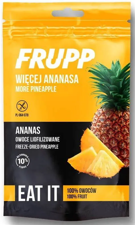 Frupp Ananas Liofilizowany Bezglutenowy