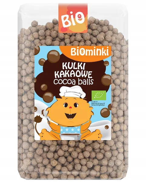 KULKI O SMAKU CZEKOLADOWYM BIO