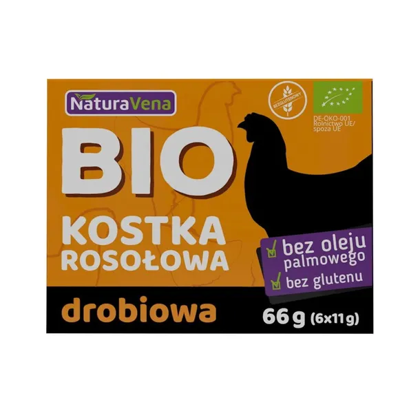 KOSTKA ROSOŁOWA DROBIOWA BEZGLUTENOWA BIO