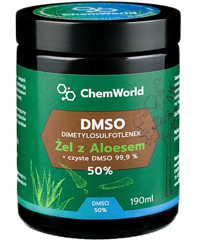 Żel DMSO 50% z aloesem