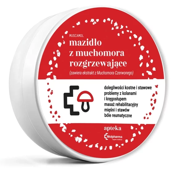 Mazidło z muchomora rozgrzewające