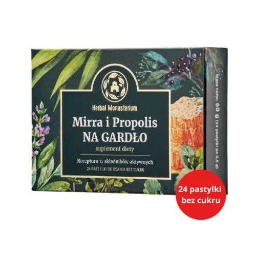 Mirra i propolis na gardło