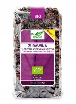 Żurawina słodzona sokiem jabłkowym BIO