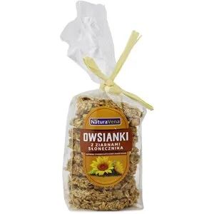 CIASTKA OWSIANKI Z ZIARNAMI SŁONECZNIKA
