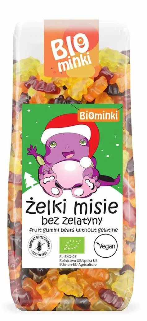 Żelki bez żelatyny bezglutenowe BIO