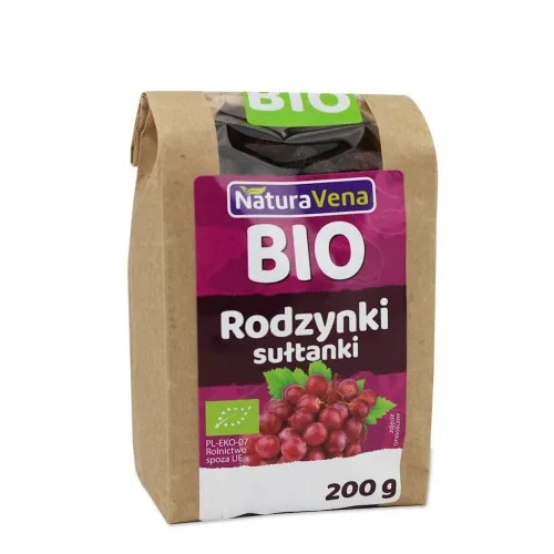 Rodzynki Sułtanki Bezglutenowe BIO