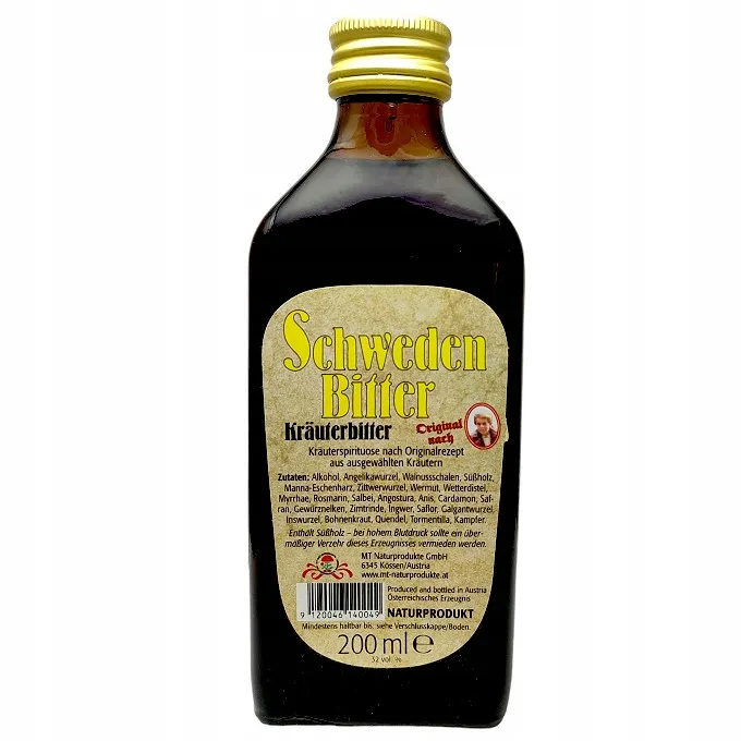 Zioła Szwedzkie Schweden Bitter Nalewka