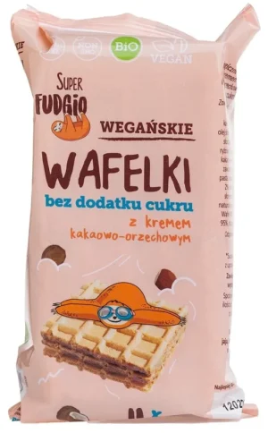 Wafelki Z Kremem Kakaowo-orzechowym Bez Cukru