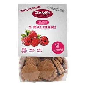 Ciasteczka z malinami Bezglutenowe BIO