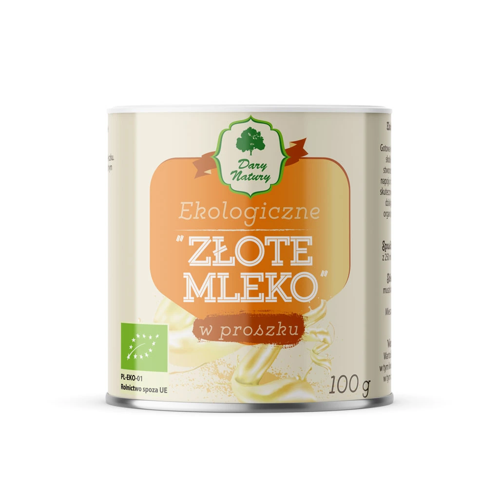 „ZŁOTE MLEKO” W PROSZKU eko