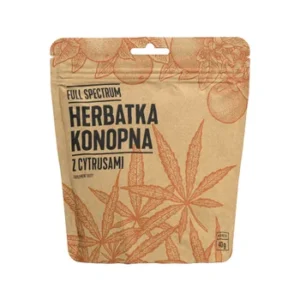 Herbatka konopna z cytrusami