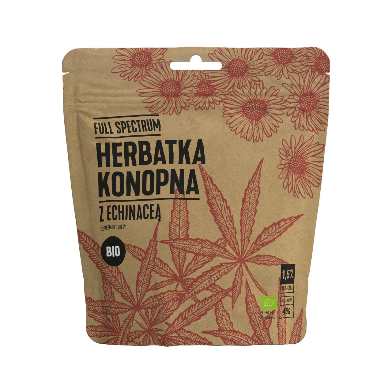 Full Spectrum Herbatka konopna z echinaceą
