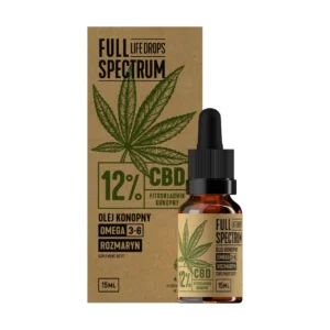 Olej konopny 12% CBD