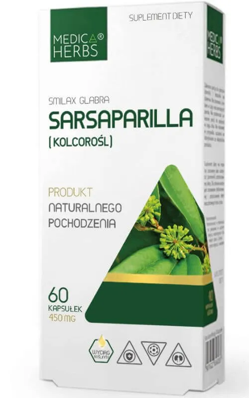 Sarsaparilla w kapsułkach