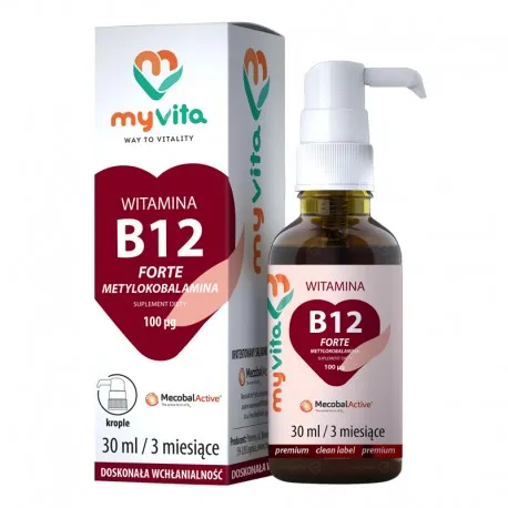 Witamina B12 Metylokobalamina MyVita krople